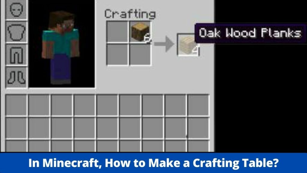 In Minecraft, How to Make a Crafting Table?