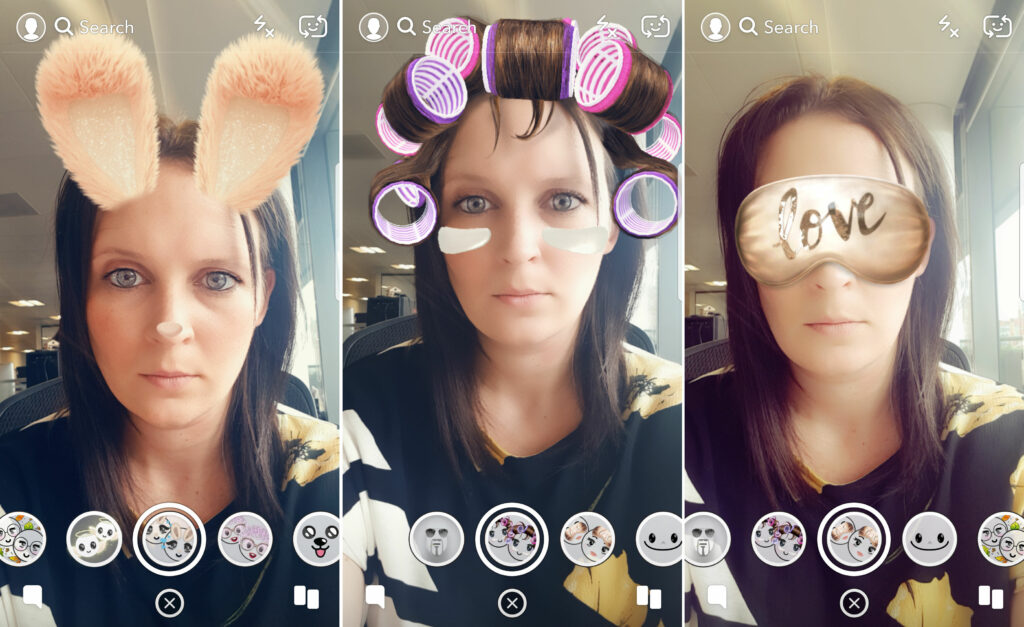 snapchat face filter