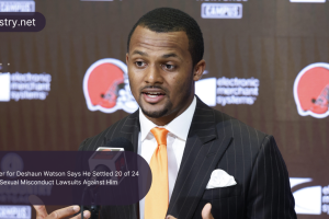 deshaun watson settles 20 of the 24 sexual misconduct lawsuits against him lawyer
