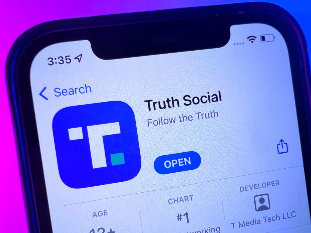 Within 12 Hours of Its Launch, Truth Social Ranks #1 in The App Store!