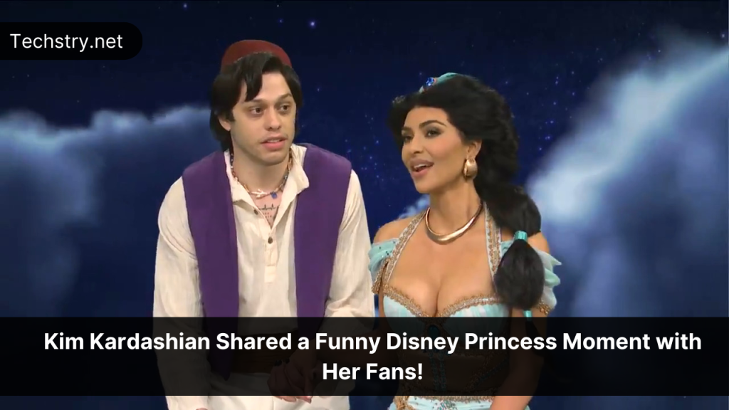 Kim Kardashian Shared a Funny Disney Princess Moment with Her Fans!
