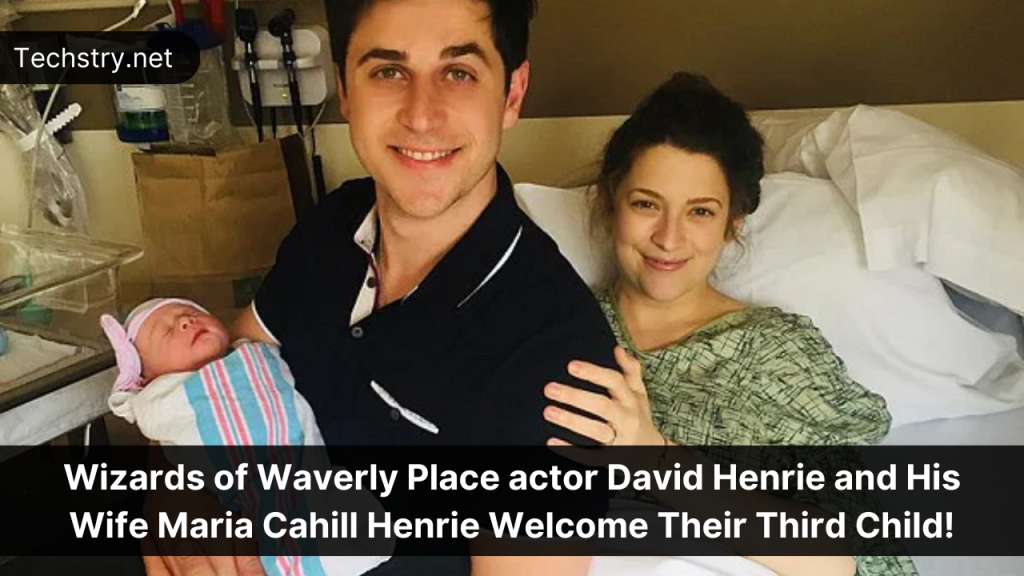Wizards of Waverly Place Actor David Henrie and His Wife Maria Cahill Henrie Welcome Their Third Child!