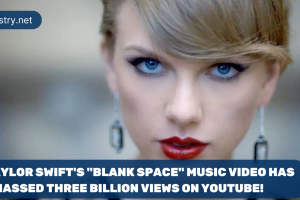 Taylor Swift's "Blank Space" Music Video Has Amassed Three Billion Views on YouTube!