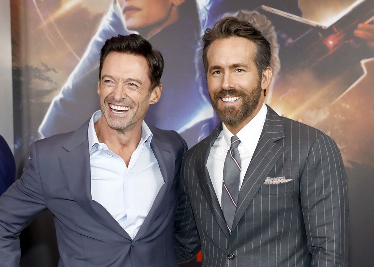 Deadpool 3 Co-Stars Hugh Jackman, Who Reprises His Role as Wolverine, With Ryan Reynolds!