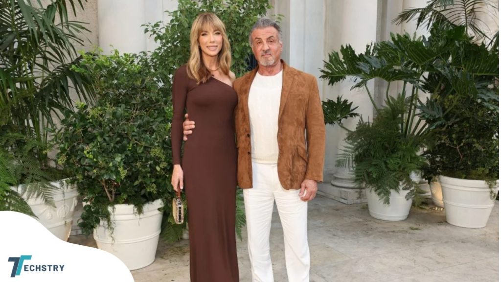 Sylvester Stallone's Wife and Daughter Attend the Ralph Lauren Show