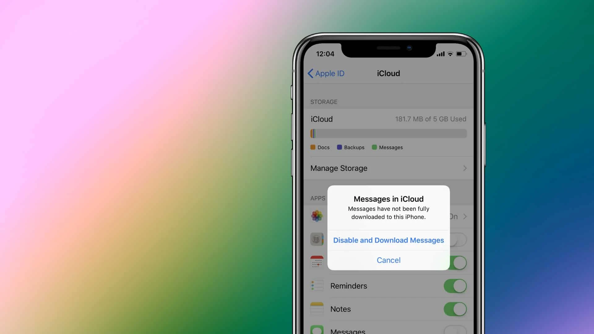 messages from icloud