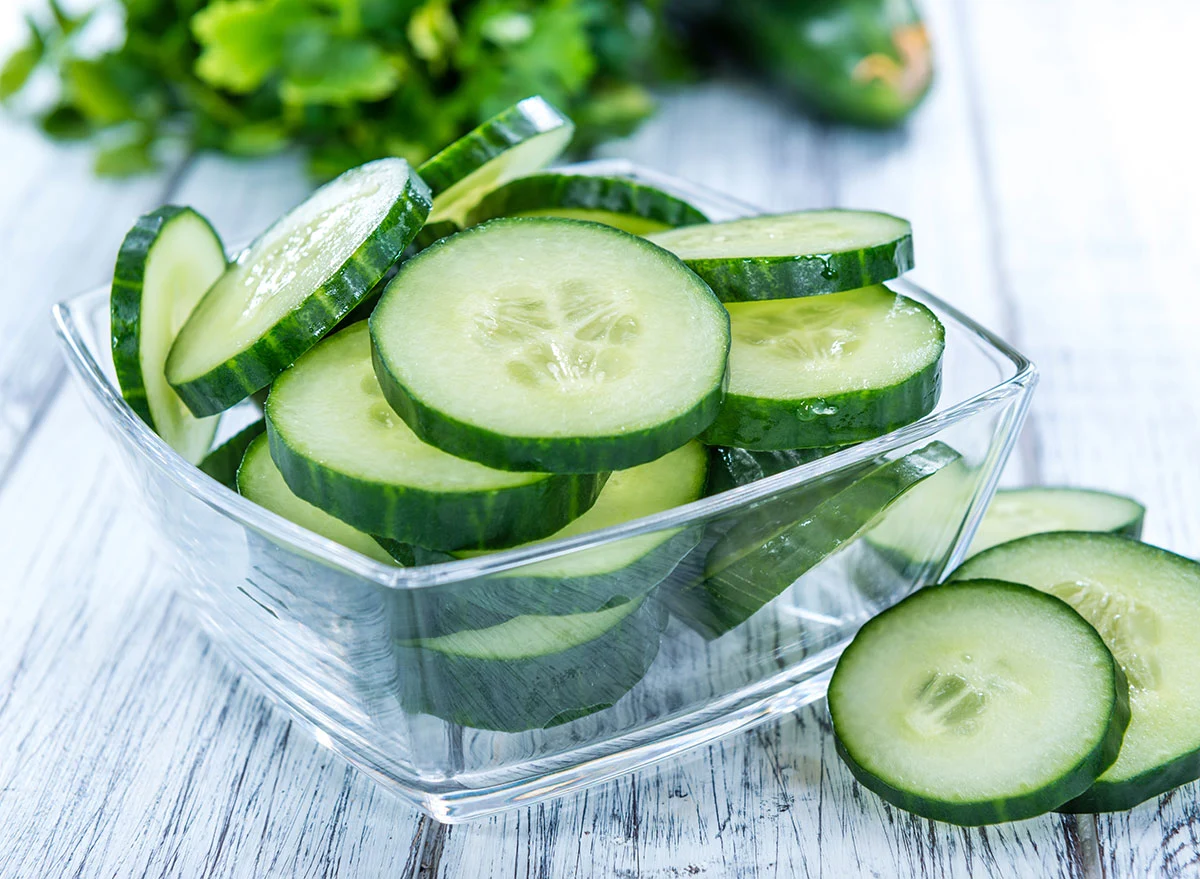 Cucumber is low in calories and good for weight loss