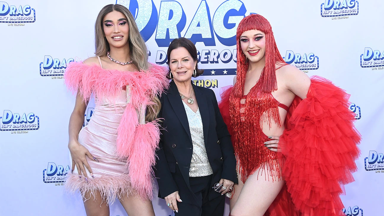 During her appearance on Drag Isn't Dangerous, Marcia Gay Harden declares, "All my children are queer." 